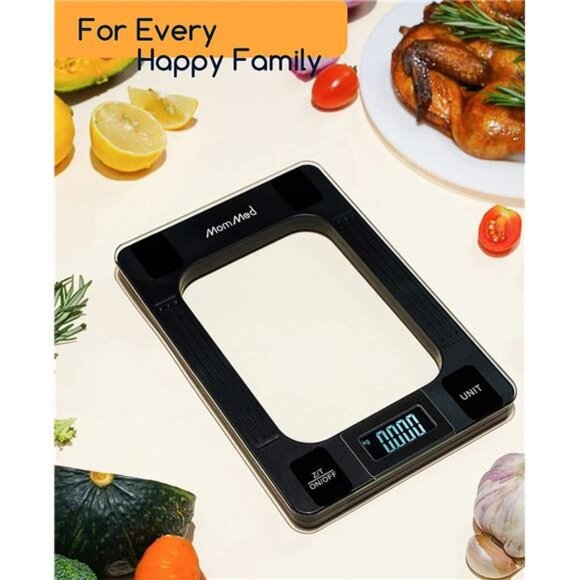 Kitchen Scale, Food Scale Digital Weight Grams, 15KG Large Range Kitchen Scale - Picture 3 of 7
